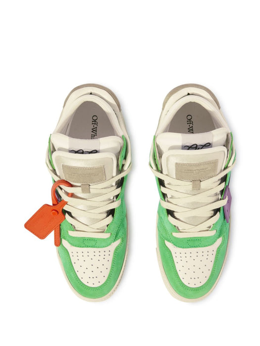 Floating Arrow sneakers OMIA244S25LEA002373A PURPLE - LAW GREEN OFF-WHITE 