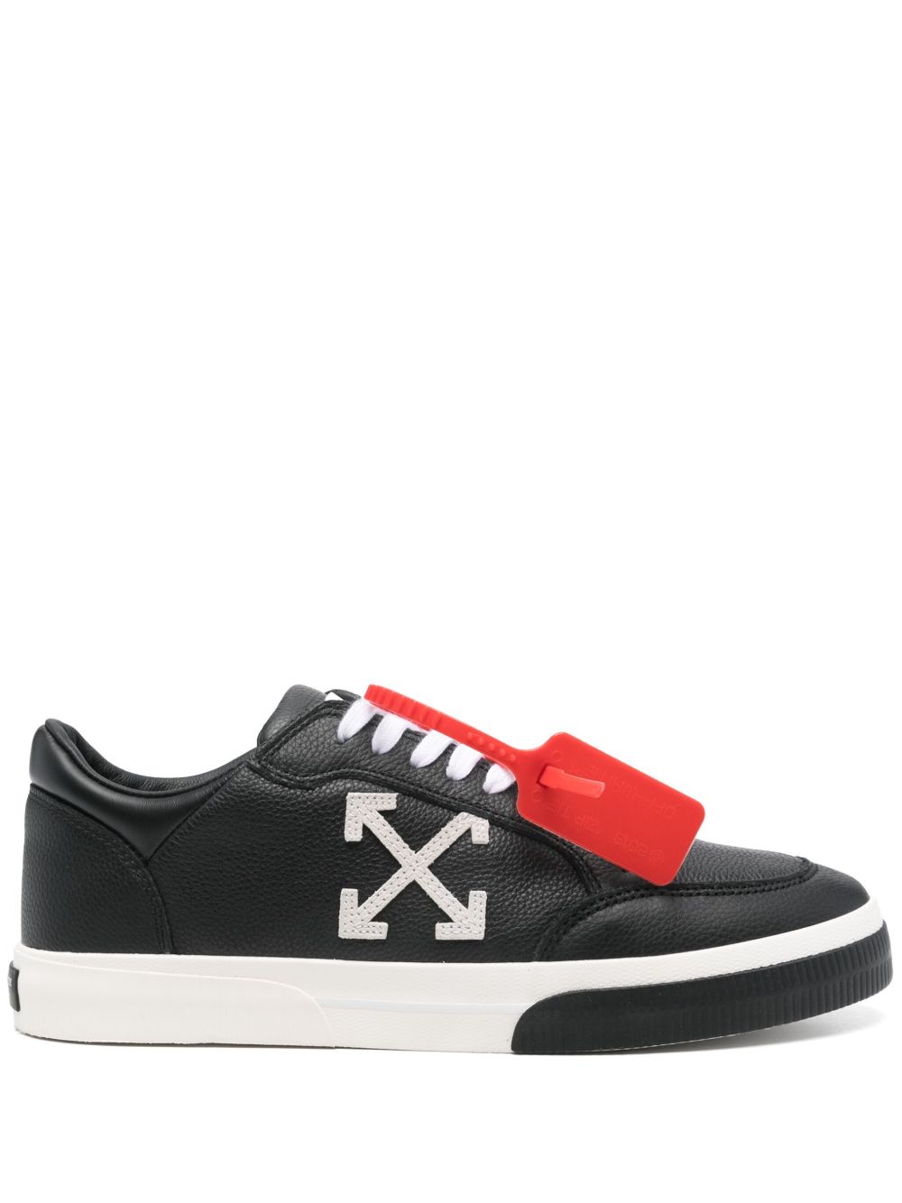 New Low Vulcanized sneakers OMIA293C99LEA0021001 BLACK - WHITE OFF-WHITE 