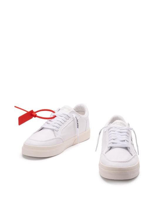 logo-print sneakers OMIA293S25FAB0020145 WHITE - BLU OFF-WHITE 