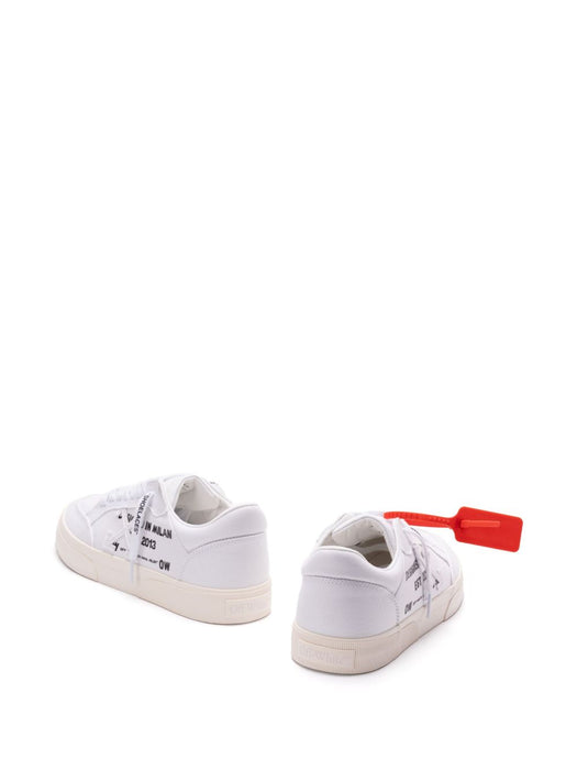 logo-print sneakers OMIA293S25FAB0020145 WHITE - BLU OFF-WHITE 