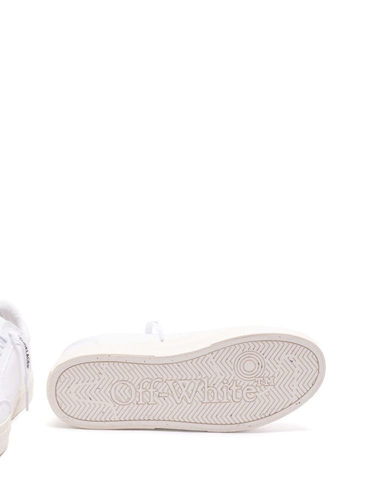 logo-print sneakers OMIA293S25FAB0020145 WHITE - BLU OFF-WHITE 