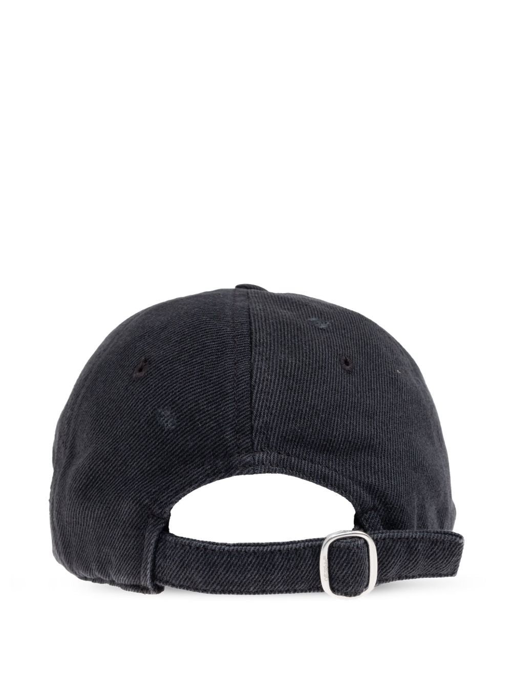 logo-embroidered distressed denim cap OMLA049S25DEN0021049 BLACK - DA OFF-WHITE 