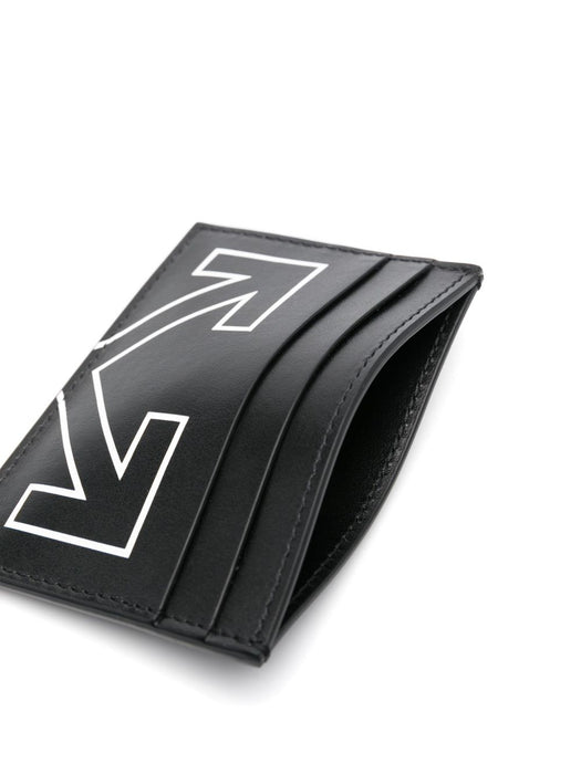 Heritage card holder OMND09BC99LEA0011001 BLACK - WHITE OFF-WHITE 