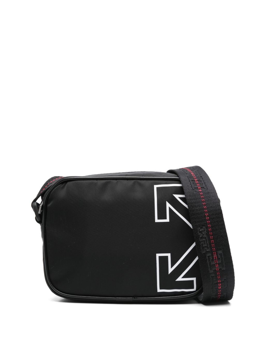 Heritage messenger bag OMNQ099C99FAB0011001 BLACK - WHITE OFF-WHITE 