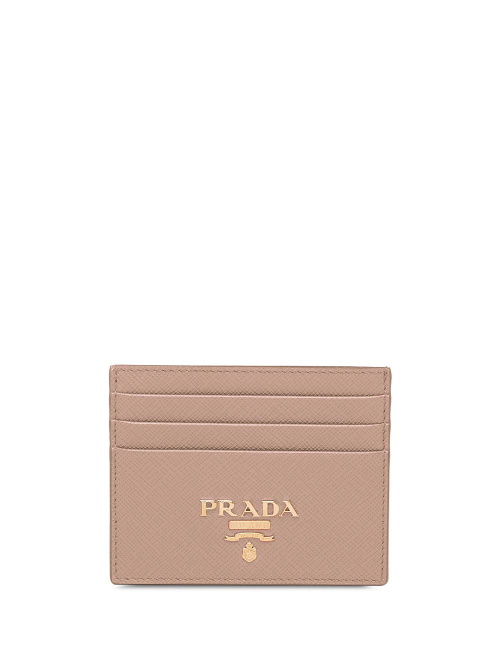 compact front logo cardholder 1MC025 QWAF0236 PRADA 
