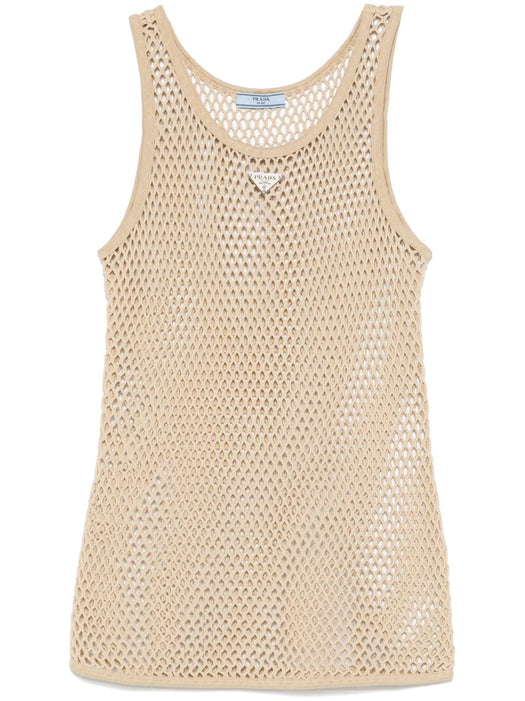open-knit tank top 39599 S OOO 16NDF0065 PRADA 
