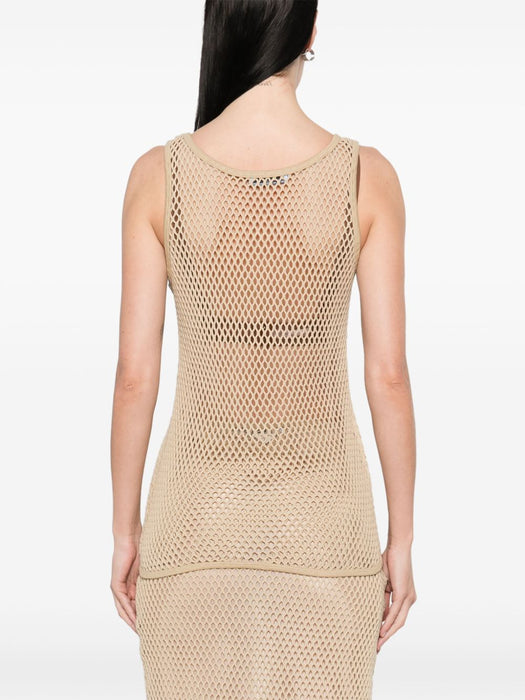 open-knit tank top 39599 S OOO 16NDF0065 PRADA 