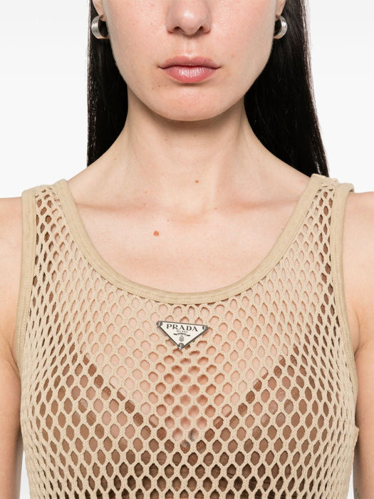 open-knit tank top 39599 S OOO 16NDF0065 PRADA 