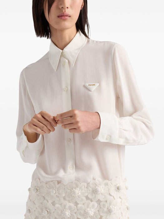 crêpe de chine shirt P473F S OOO 14KGF0304 PRADA 