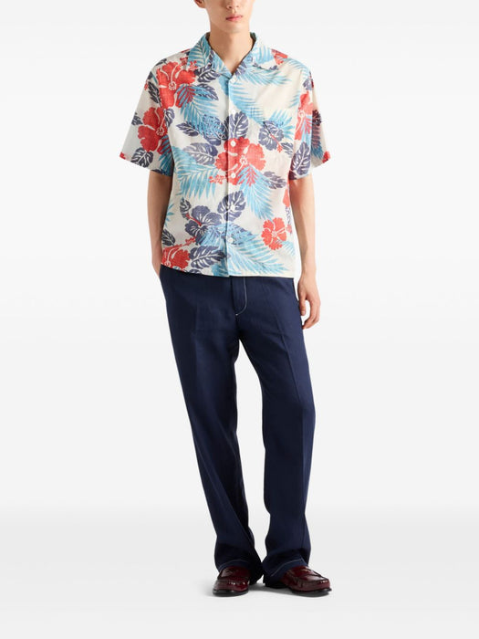 floral shirt UCS414 S UMO 16YPF0E7D PRADA 