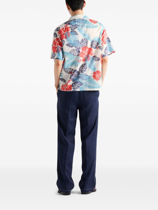 floral shirt UCS414 S UMO 16YPF0E7D PRADA 