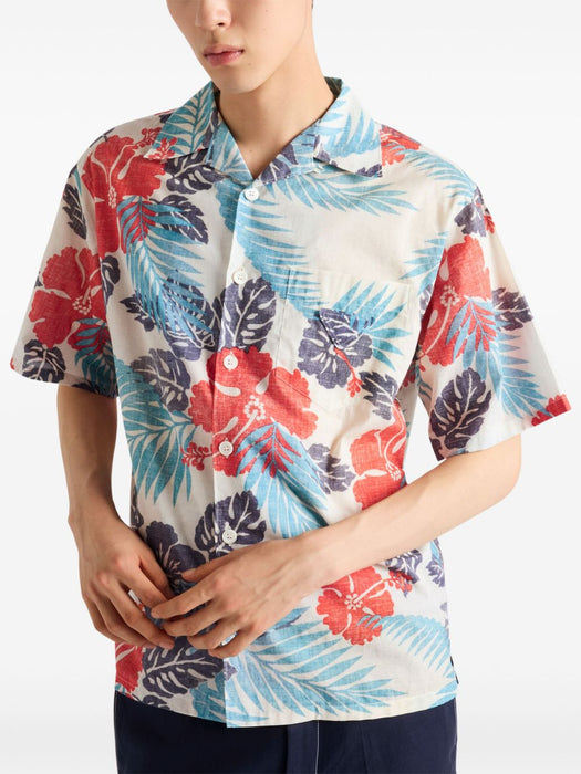 floral shirt UCS414 S UMO 16YPF0E7D PRADA 