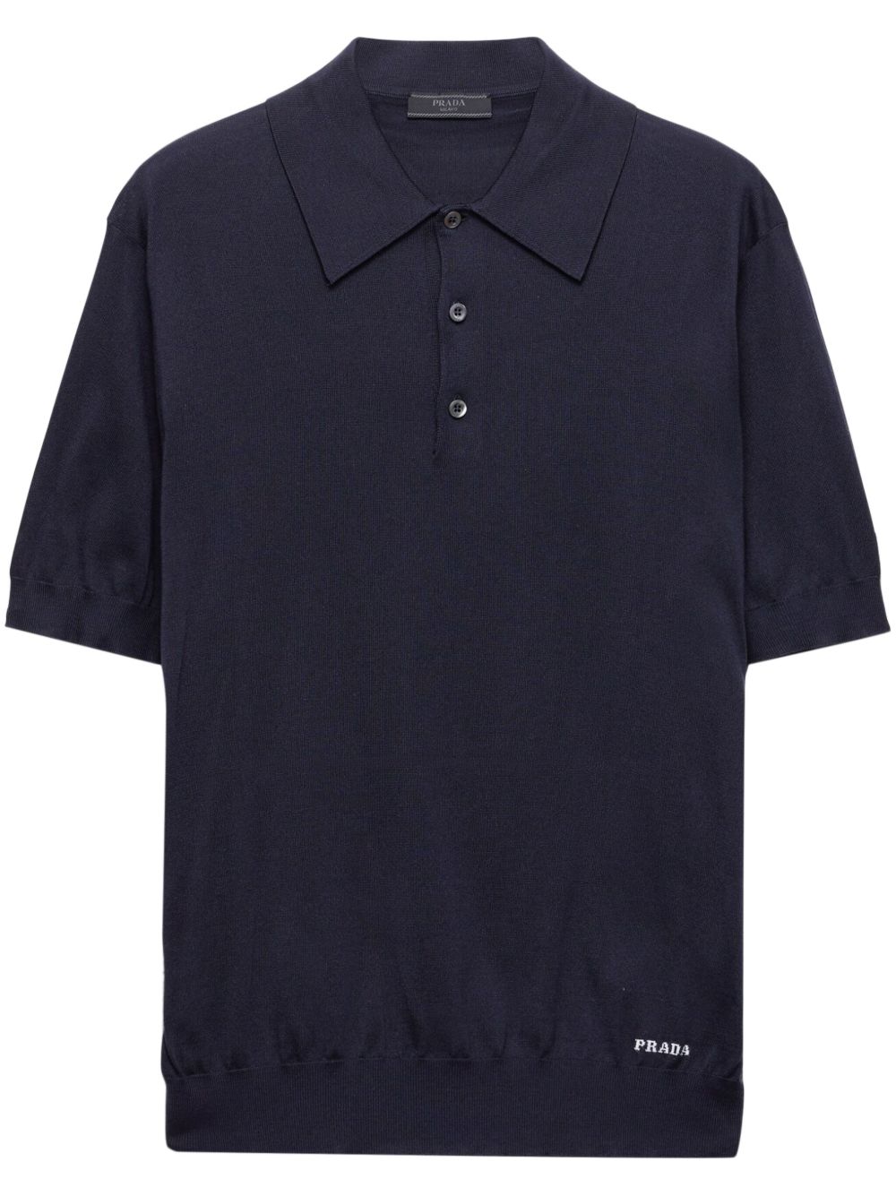 silk polo shirt UMB925 S OOO 16AIF0008 PRADA 