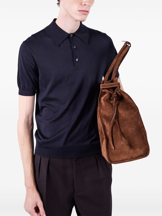 silk polo shirt UMB925 S OOO 16AIF0008 PRADA 