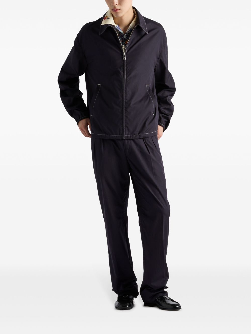 cotton straight trousers UP0312 S OOO 1XV2F0SVF PRADA 