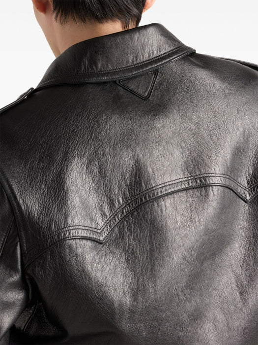 leather jacket UPW523 S OOO 11KDF0002 PRADA 