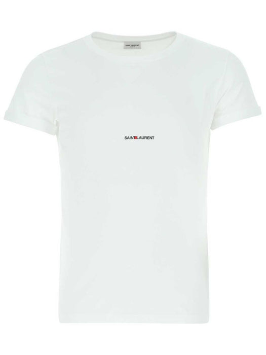 logo print T-shirt 464572 YB2DQ9000 SAINT LAURENT 