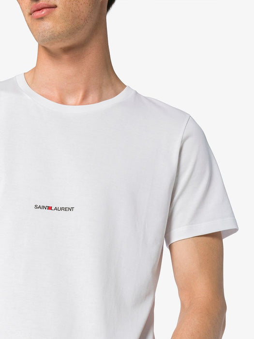 logo print T-shirt 464572 YB2DQ9000 SAINT LAURENT 