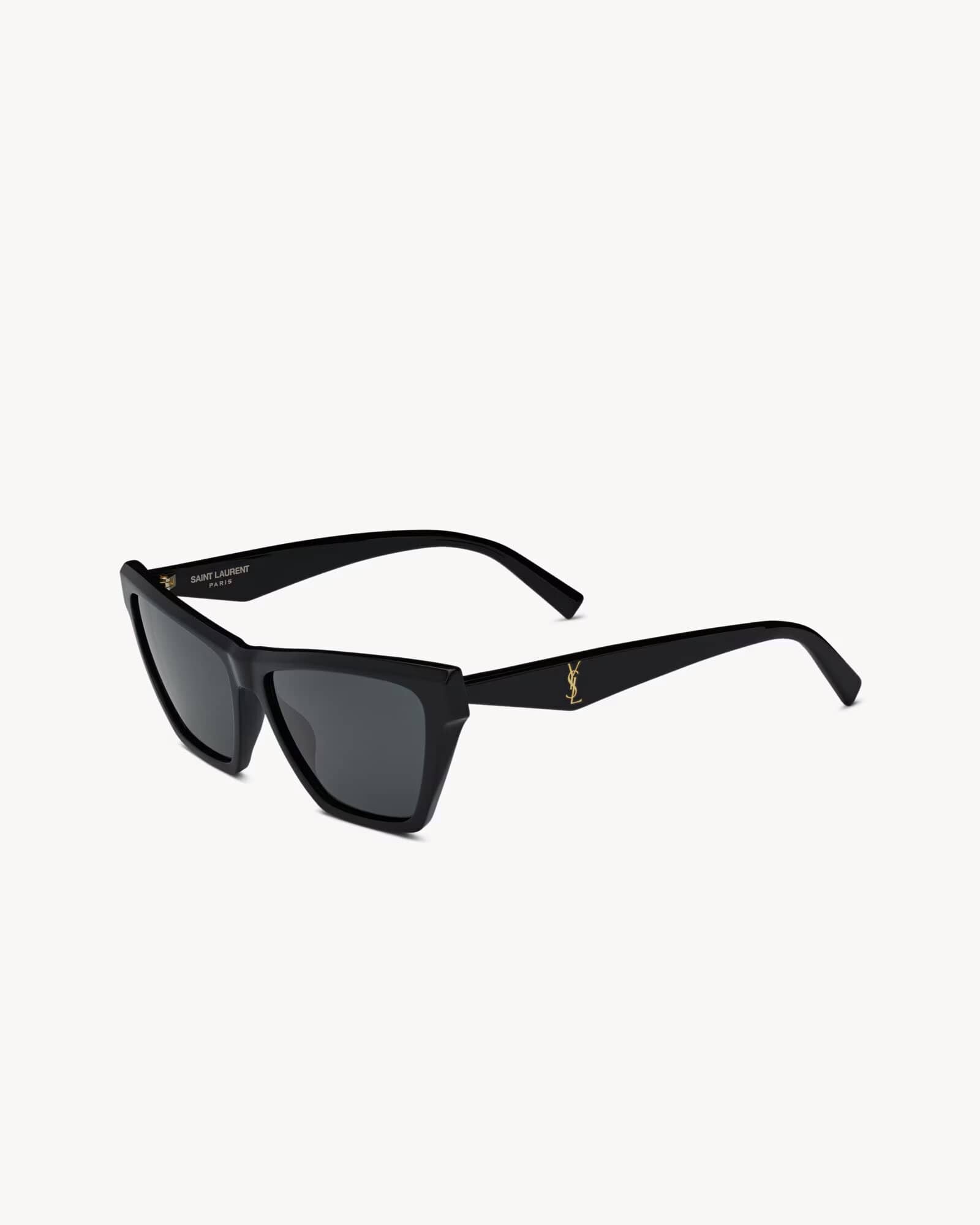 Rectangular Cat-eye sunglasses<BR/> 690920 Y99561000 SAINT LAURENT 