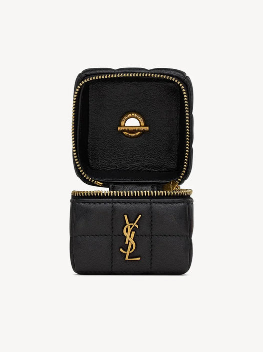 ysl cube / cassandre matelassé carré mini cube on chain in lambskin 773592 AABVP1000 SAINT LAURENT 