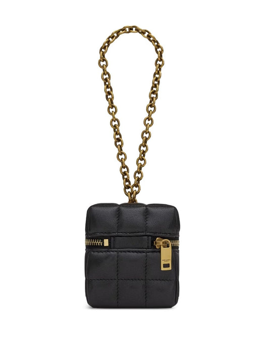 ysl cube / cassandre matelassé carré mini cube on chain in lambskin 773592 AABVP1000 SAINT LAURENT 