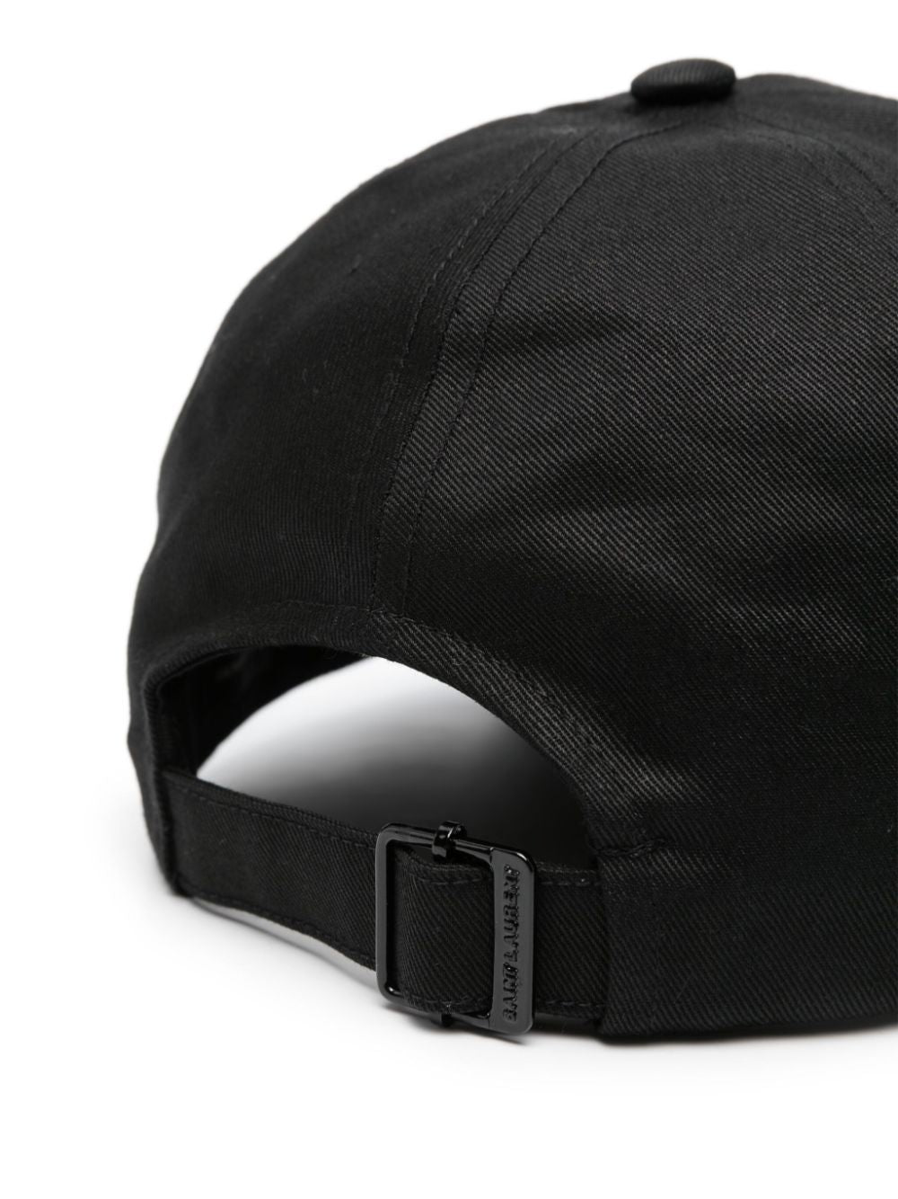logo-embroidered gabardine-weave cap 778063 3YP191000 SAINT LAURENT 