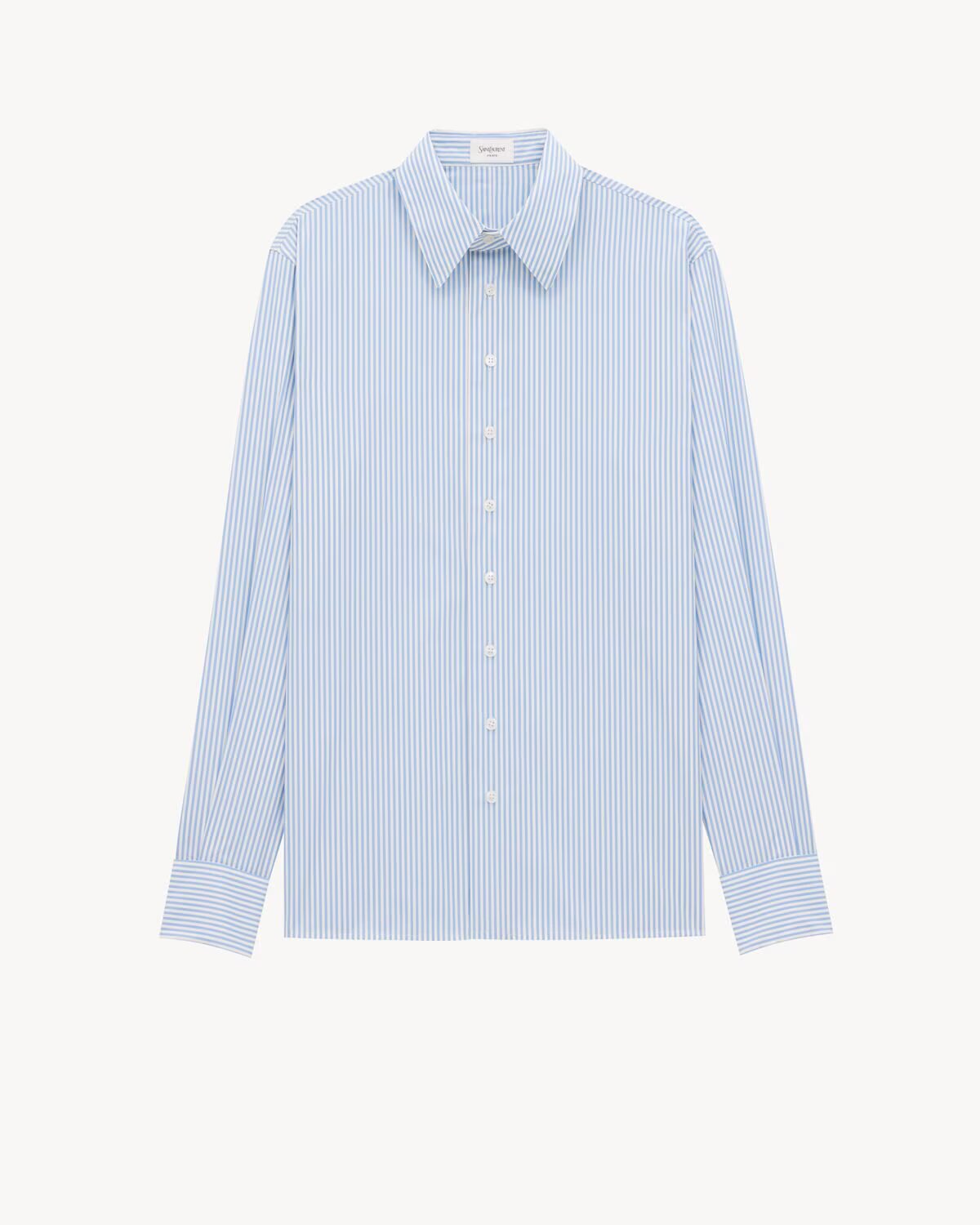 stripped buttoned shirt 813932 Y1L024486 SAINT LAURENT 