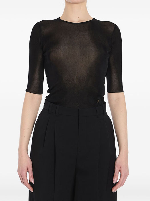 Cassandre cropped top 819910 Y75WA1000 SAINT LAURENT 