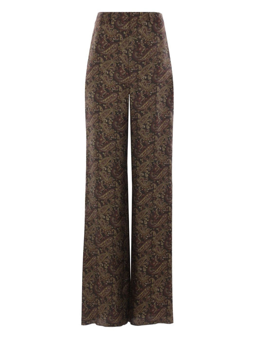silk straight-leg trousers 820232 Y6K901355 SAINT LAURENT 