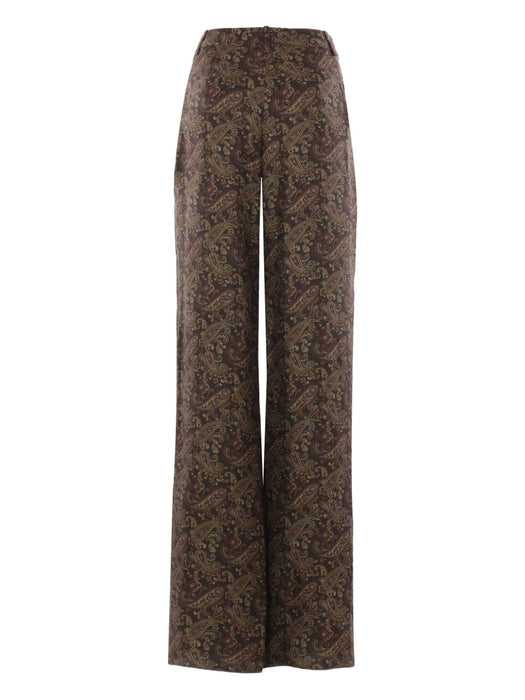 silk straight-leg trousers 820232 Y6K901355 SAINT LAURENT 