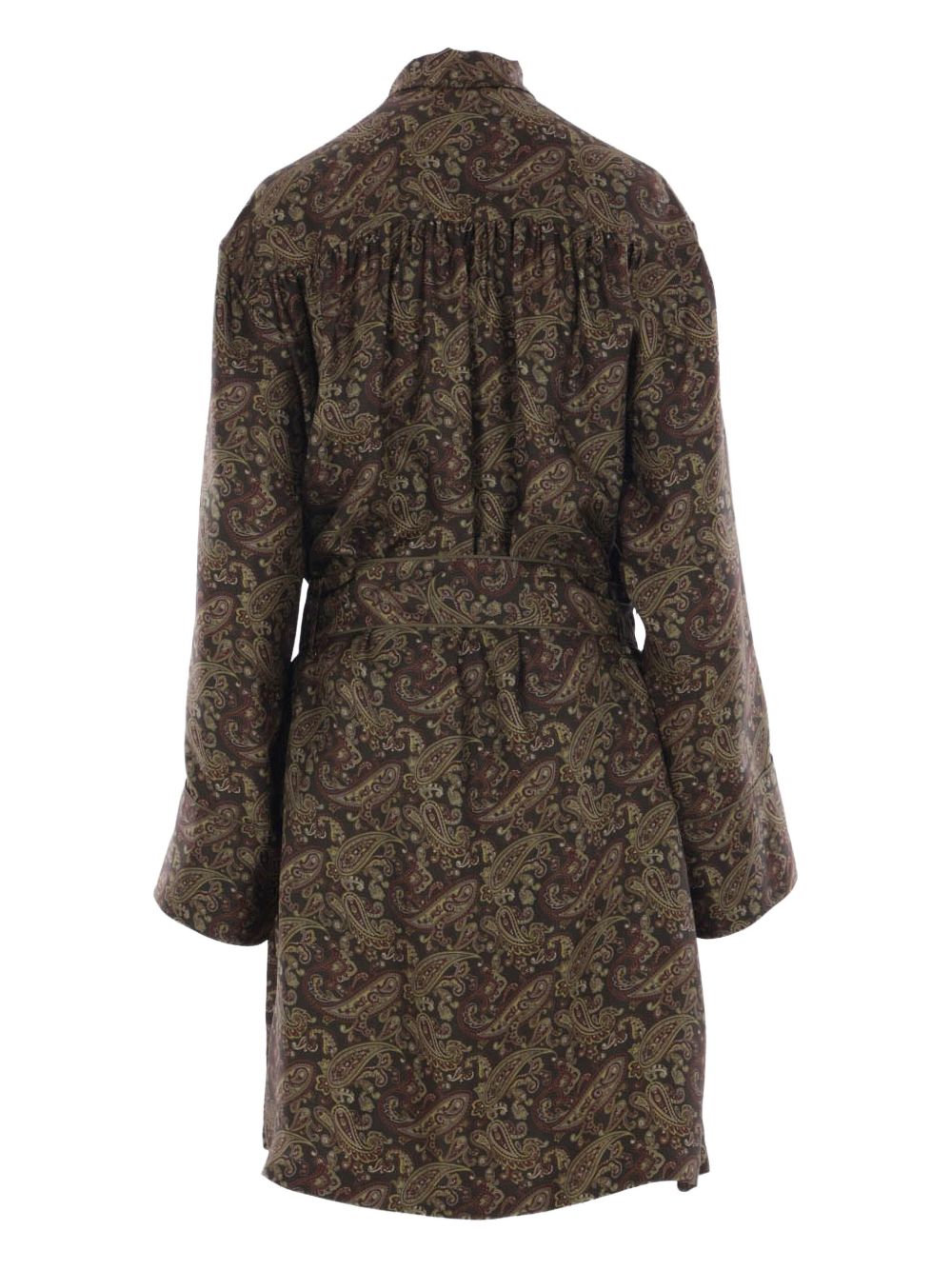 paisley-print silk dress 830263 Y6K901355 SAINT LAURENT 