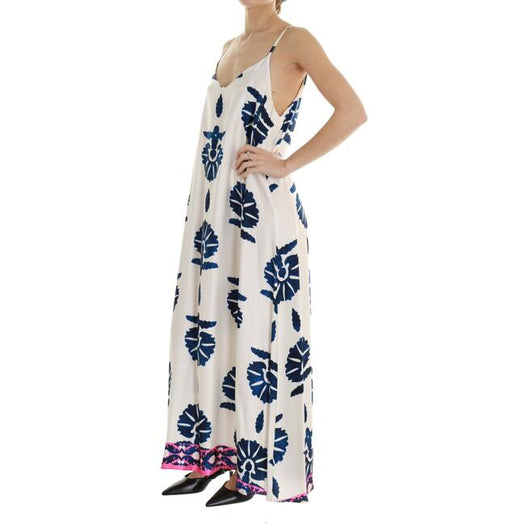 SATIN LONGDRESS S25A175SD040 BLUE ANONYME 