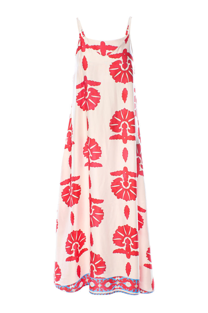 SATIN LONGDRESS S25A175SD040 RED ANONYME 