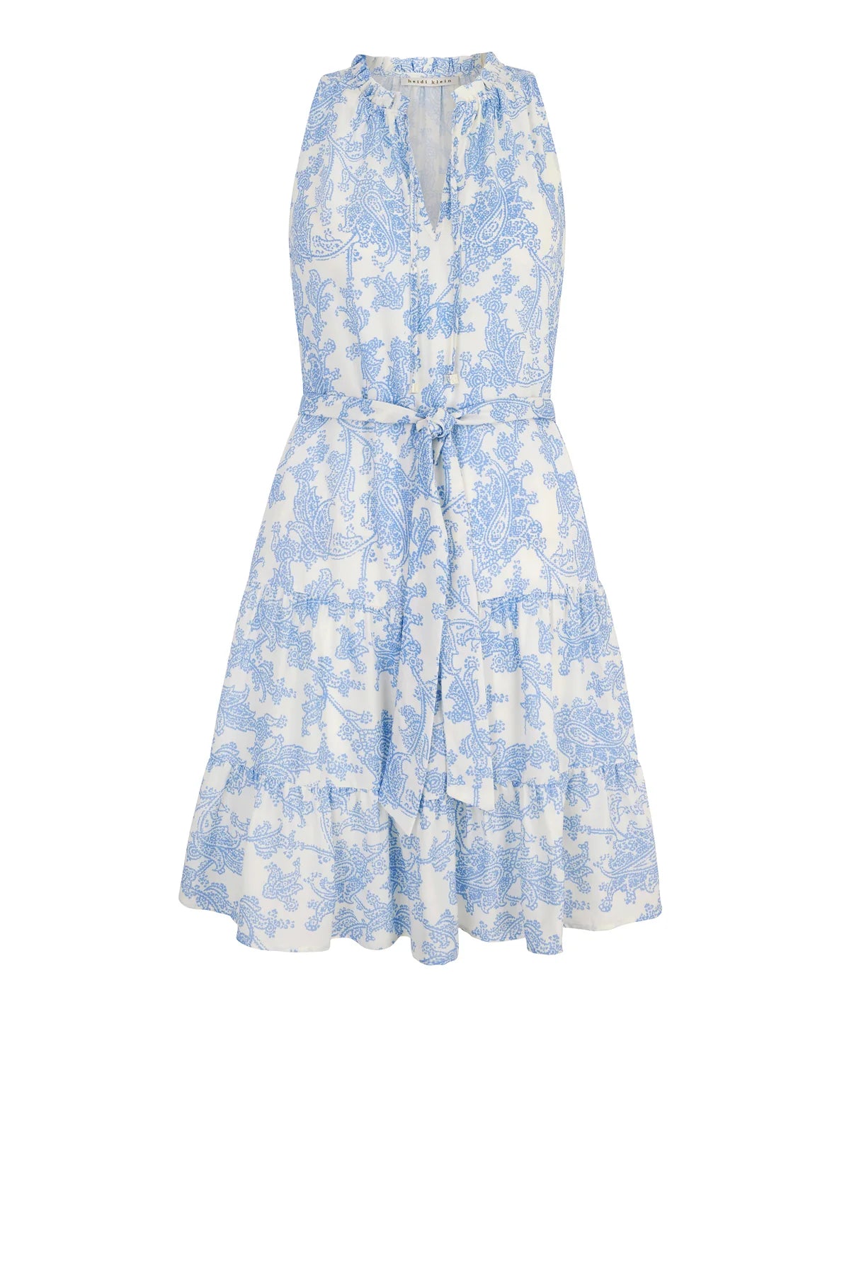 Playa Paraiso Tiered Ruffle Mini Dress 25SSPP28 PRT-PRT HEIDI KLEIN 