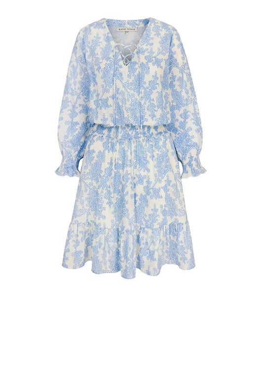 Playa Paraiso Smocked Waist Tiered Mini Dress 25SSPP97 PRT-PRT HEIDI KLEIN 