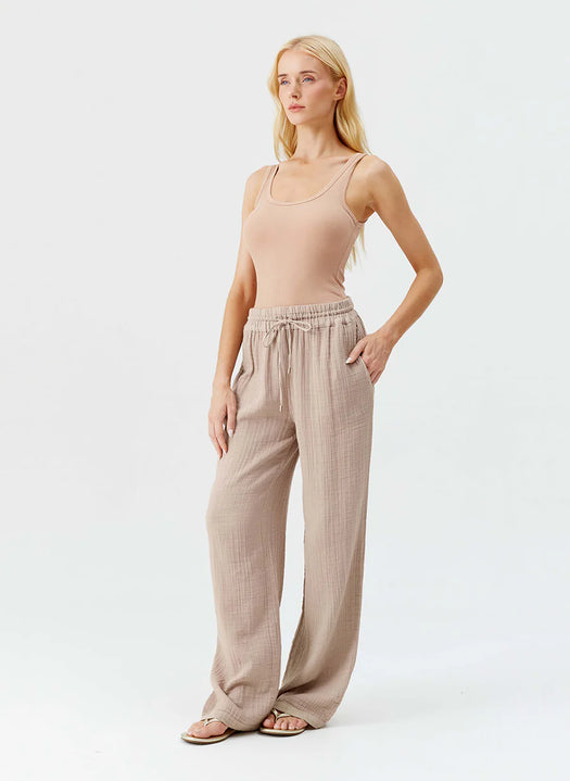 Krissy Beige Trousers KRISSY CR BEIG MELISSA ODABASH 