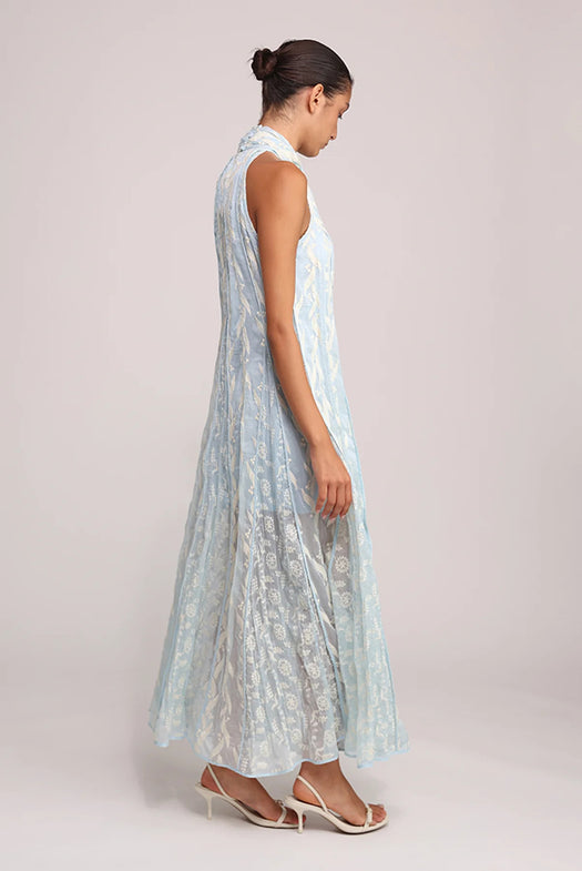 LUANA DRESS S25D20631 AQUA SABINA MUSAYEV 