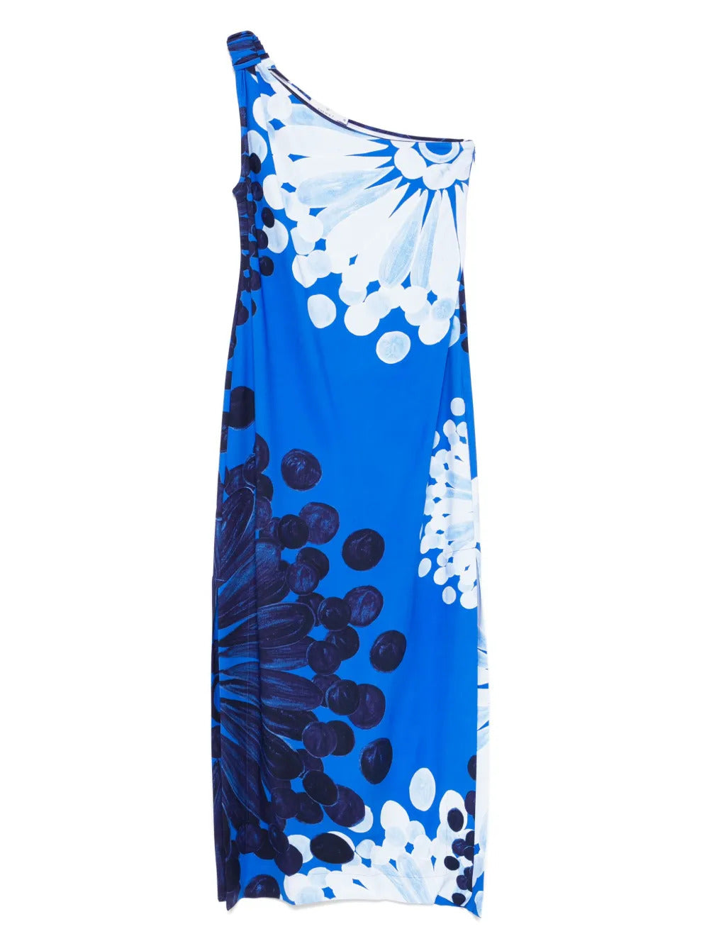 abstract-pattern midi dress<BR/> DRS-0000236 19 THEMIS Z 