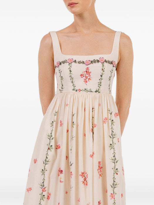 Barbara Cauca Midi Dress 20858 MULTICOLOR AGUA BY AGUA BENDITA 