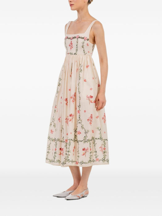 Barbara Cauca Midi Dress 20858 MULTICOLOR AGUA BY AGUA BENDITA 