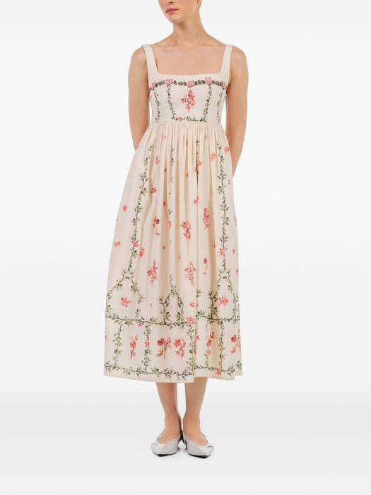 Barbara Cauca Midi Dress 20858 MULTICOLOR AGUA BY AGUA BENDITA 