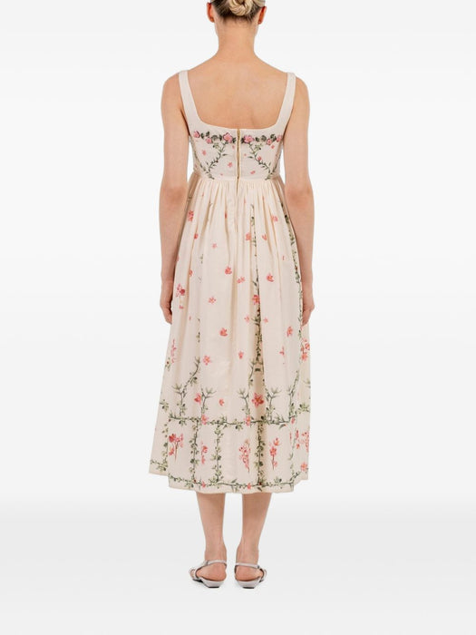 Barbara Cauca Midi Dress 20858 MULTICOLOR AGUA BY AGUA BENDITA 