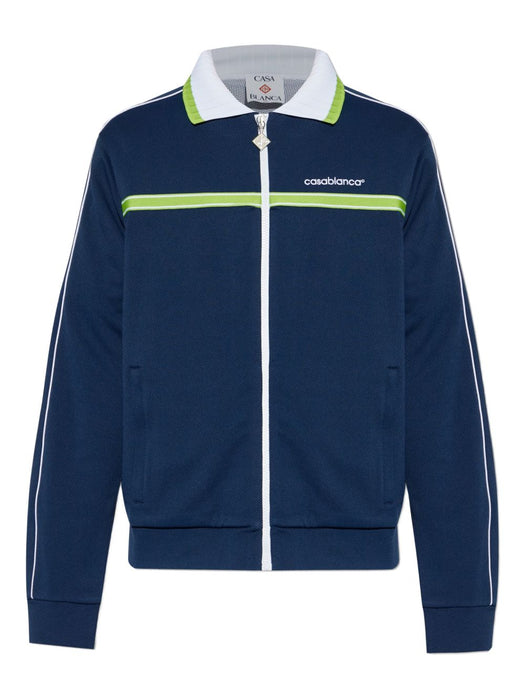 logo-detail sweatshirt M-SP26-JTP-391-01 NAVY CASABLANCA 