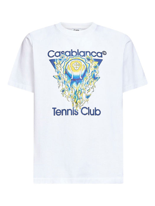 Tennis Club graphic-print T-shirt M-SP26-JTS-001-01 TENNIS CLUB ICON CASABLANCA 