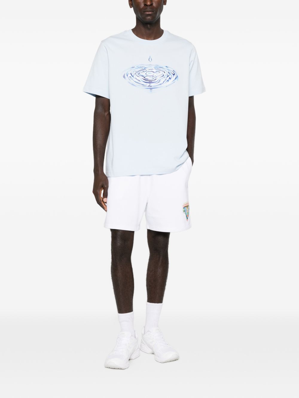 graphic tee T-shirt M-SP26-JTS-001-05 DRIP LOGO CASABLANCA 