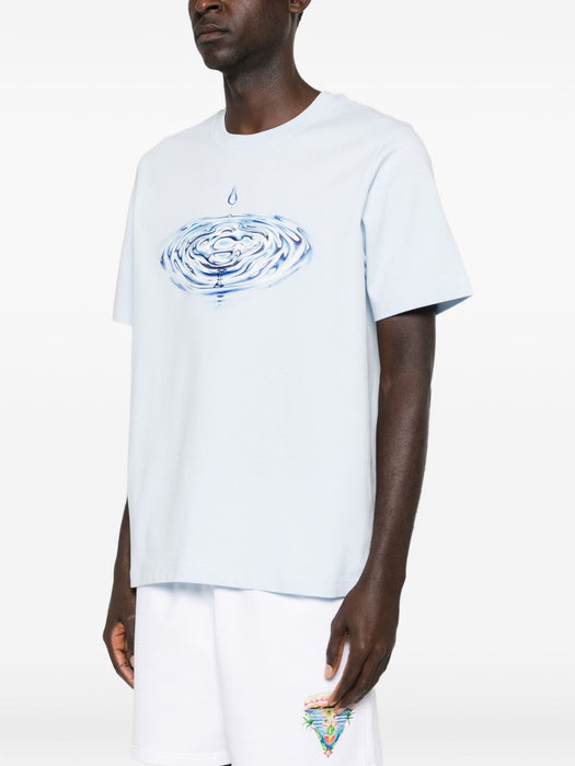 graphic tee T-shirt M-SP26-JTS-001-05 DRIP LOGO CASABLANCA 