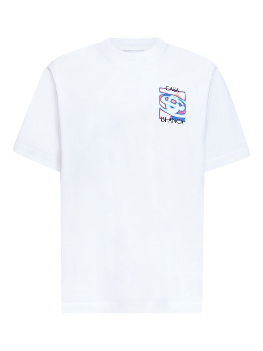 Heat Map logo crew-neck T-shirt M-SP26-JTS-001-07 HEAT MAP CASABLANCA 