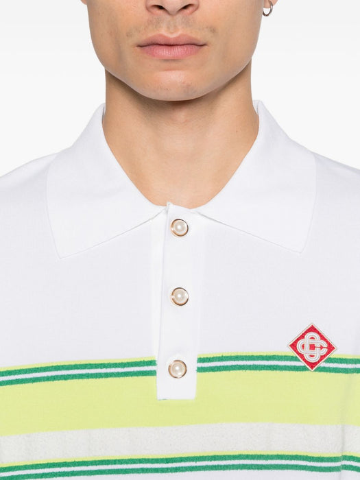 striped polo shirt M-SP26-KW-1361-01 GRADIENT STRIPE CASABLANCA 