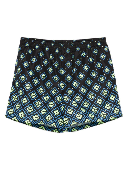 Degrade Monogram Swim Shorts M-SP26-TR-032-04 DEGRADE BLACK MONOGRAM CASABLANCA 