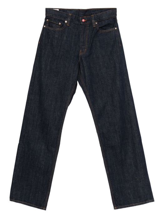 logo-patch jeans M-SP26-TR-330-01 INDIGO CASABLANCA 